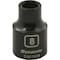 Dynamic 3/8" Drive Standard Socket, Black Phosphate, Tools 3/8" Drive 6 Point Metric, 8mm Standard Length D007008 - alternate 1
